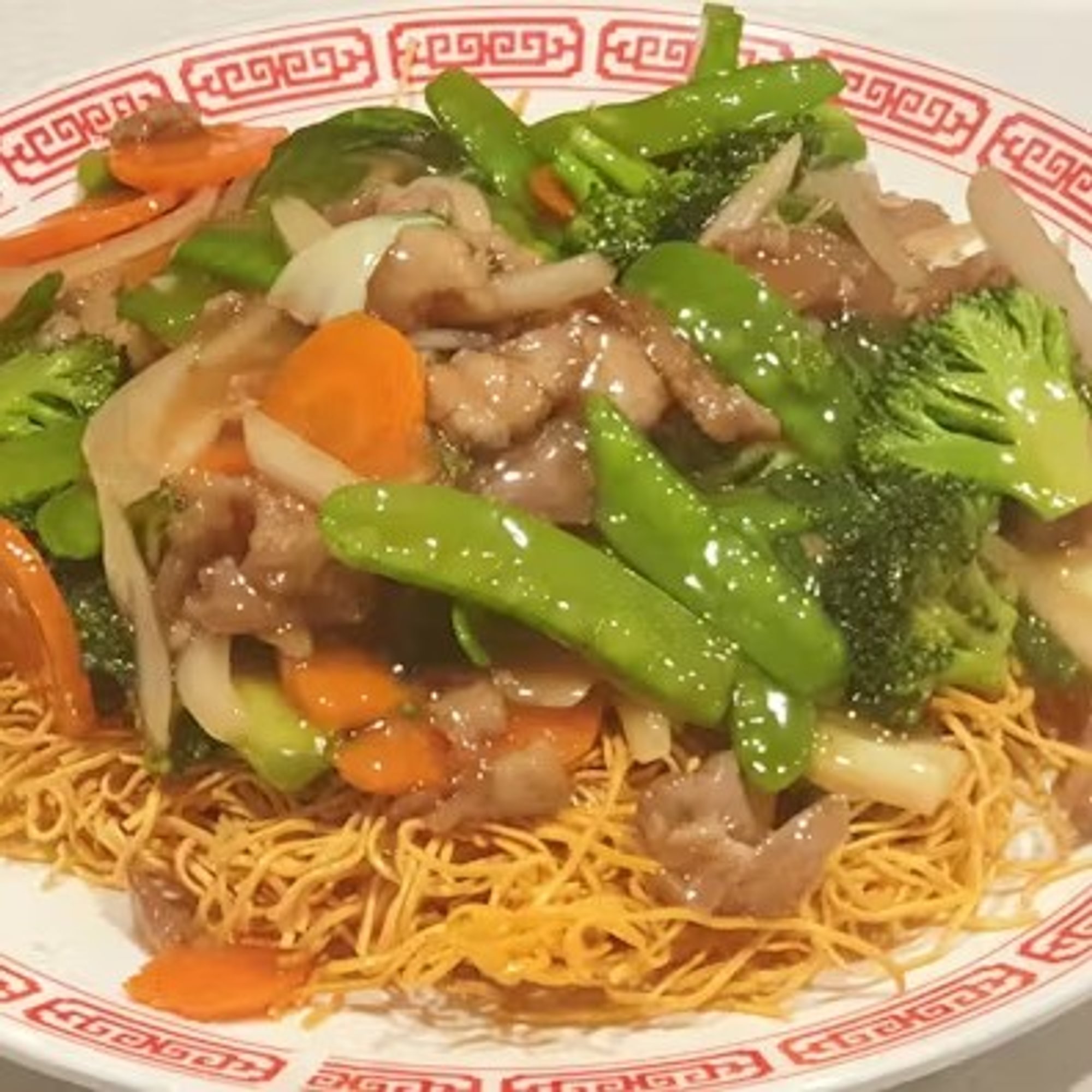 Beef Pan-Fried Noodles / 牛肉煎麵