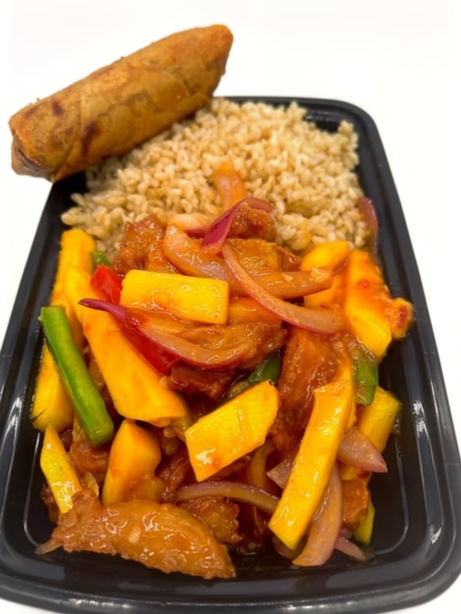 Mango chicken lunch special