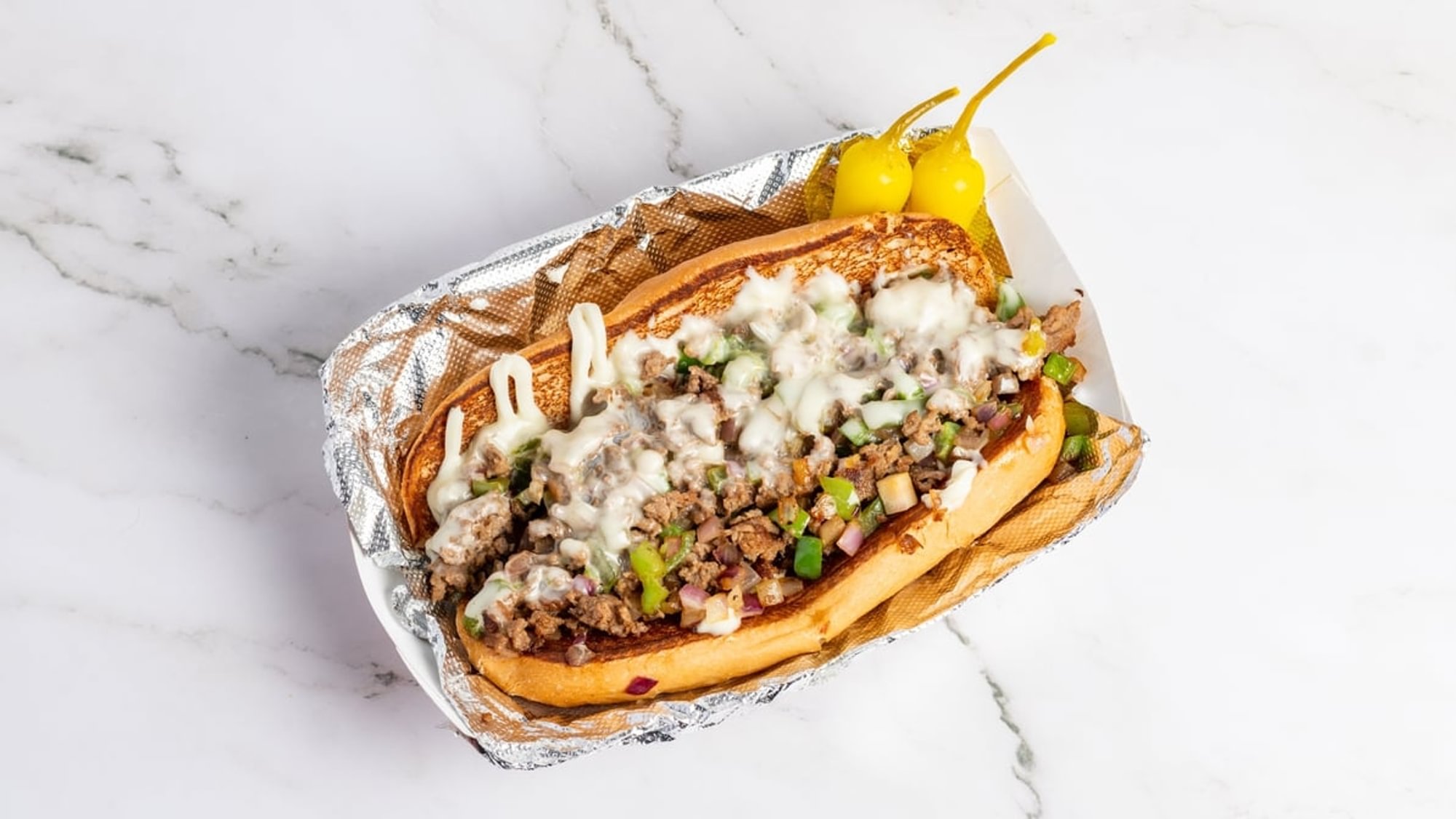 15. Philly Cheese Steak Sandwich