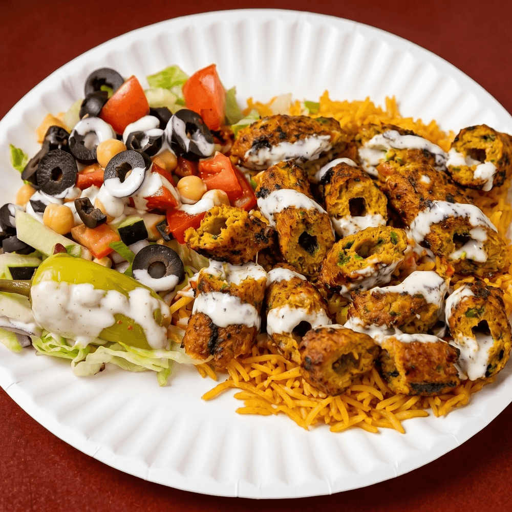 Kabab Rice Platter