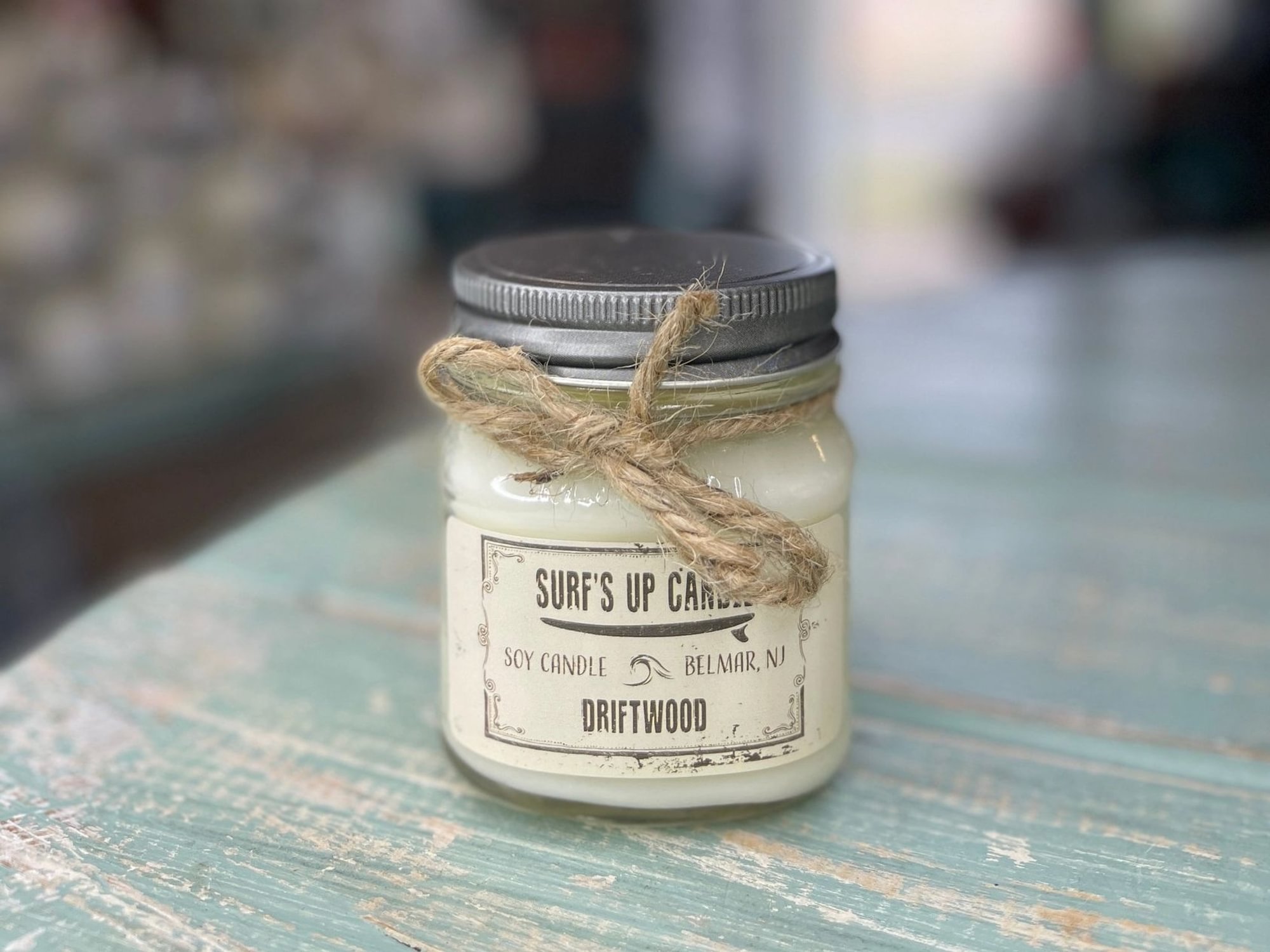 Driftwood Mason Jar Candle - Original Collection 8oz Medium