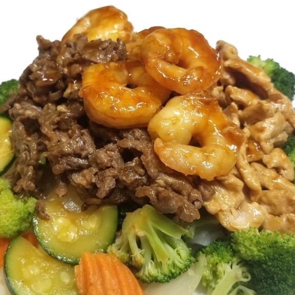 V7. Chicken/Beef/Shrimp Teriyaki Bowl