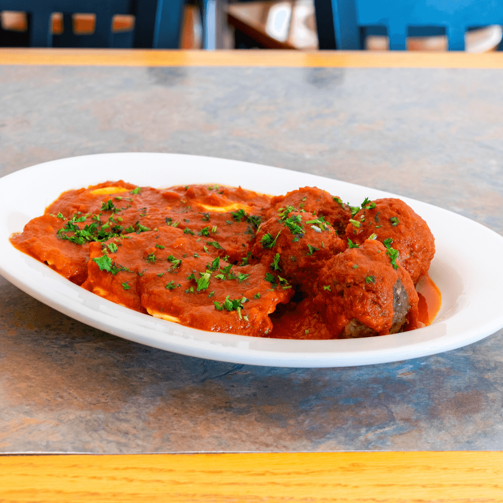 Ravioli & Meatballs