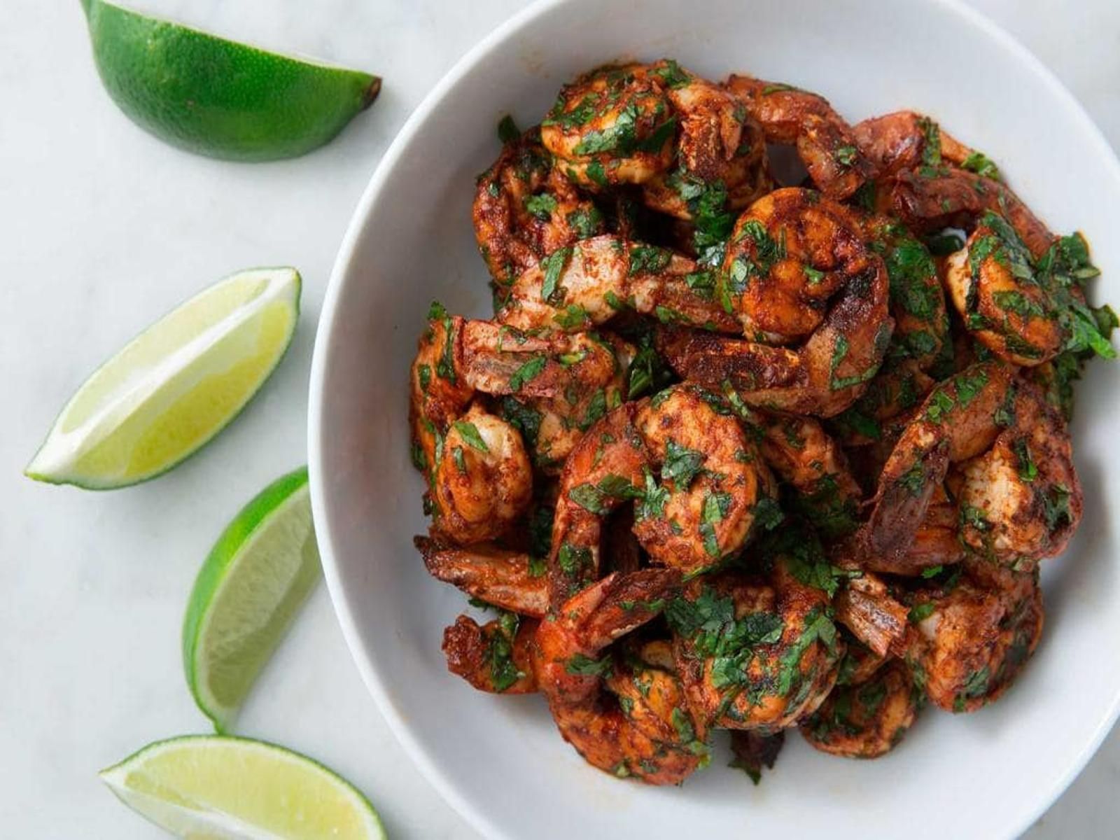 Curry Leaves Shrimp Fry (NF, DF)