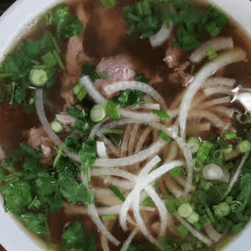 P2- Rare Beef, Flank & Tendon - Pho Tai Nam Gan