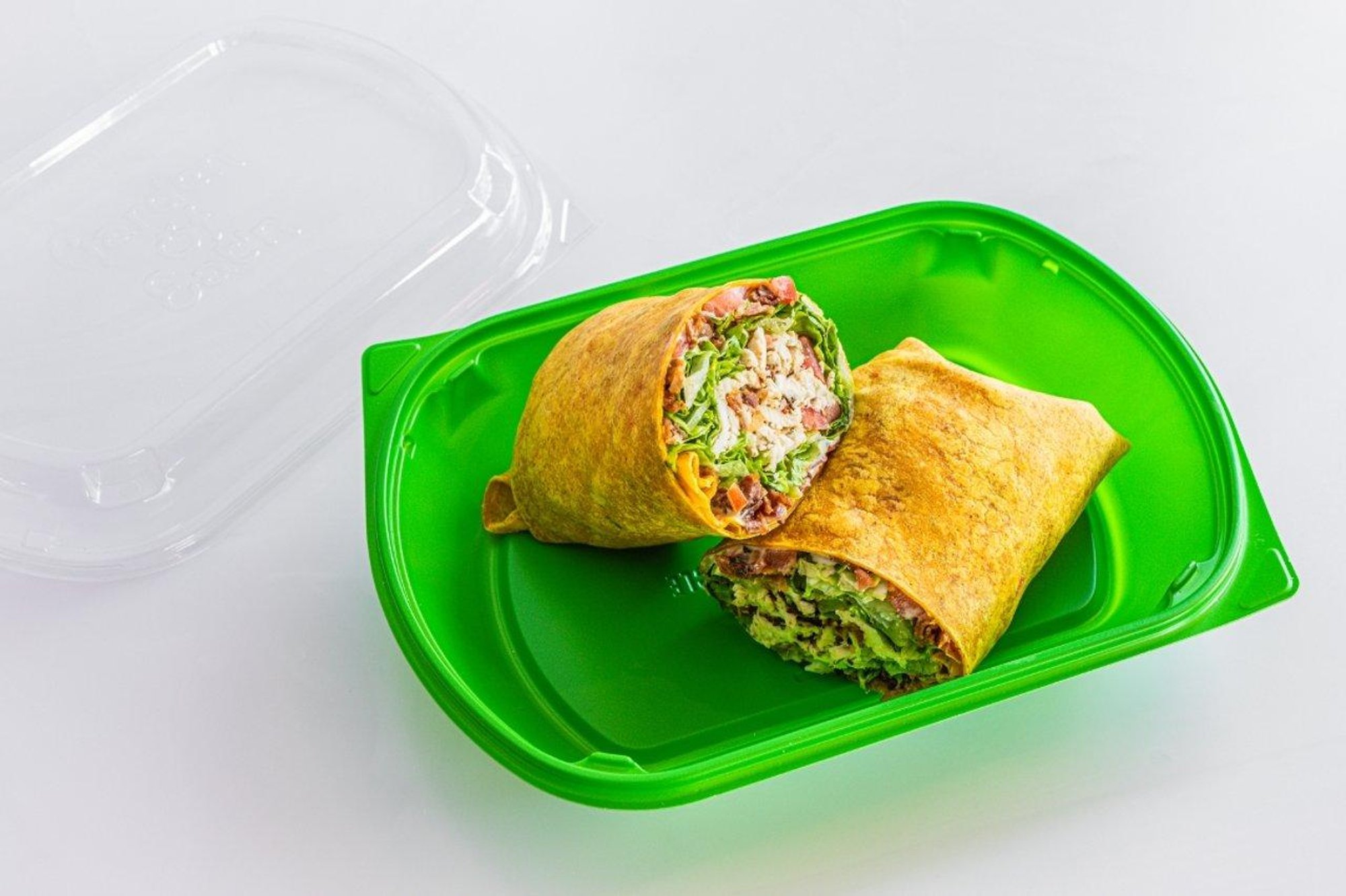 spicy chicken bacon wrap