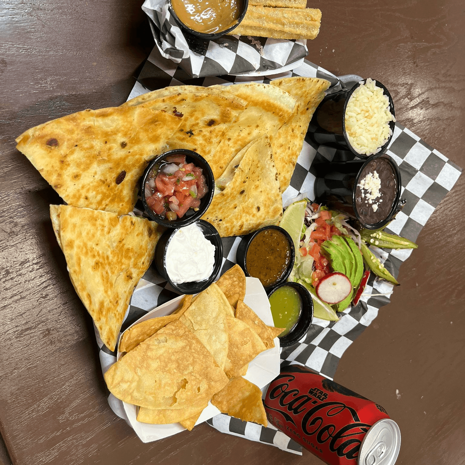 Chicken Quesadilla Combo