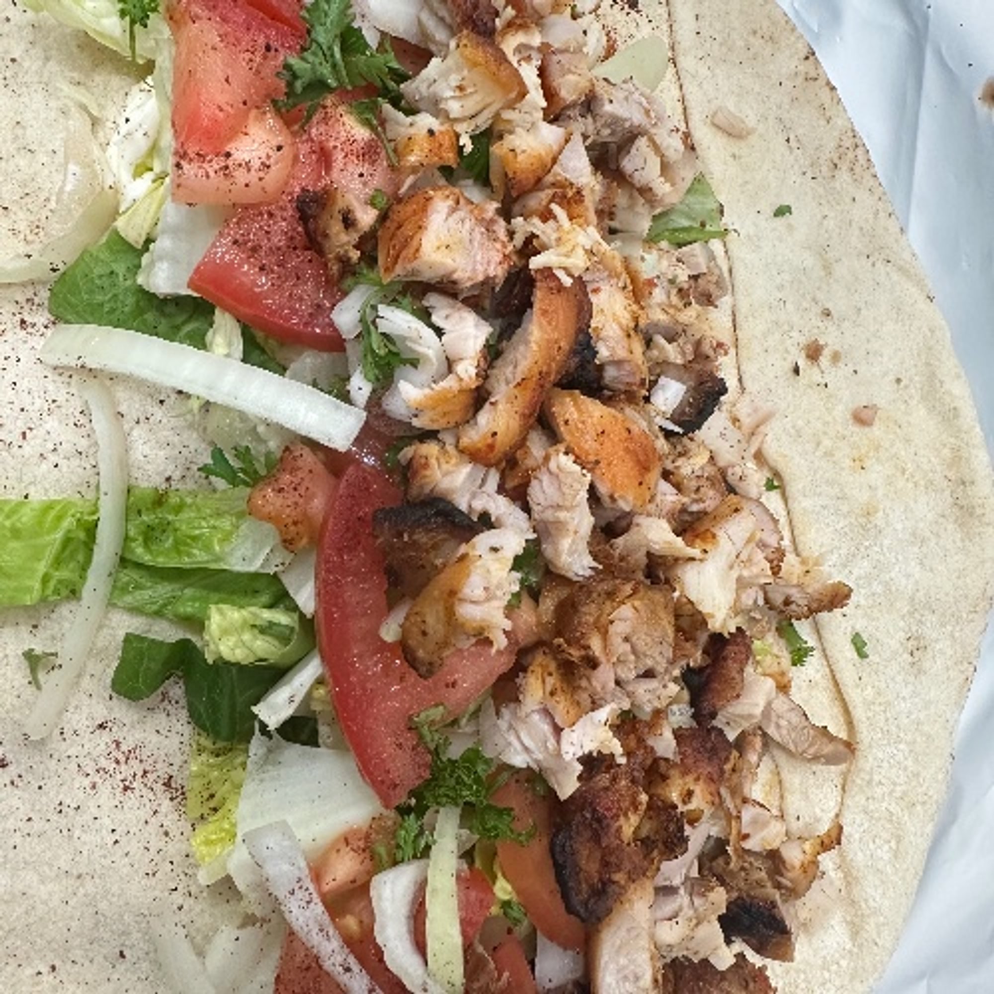 Chicken Kabob Sandwich