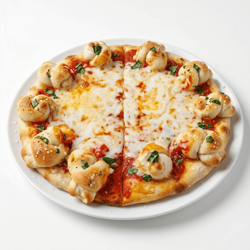 Garlic Knot Crust Pizza