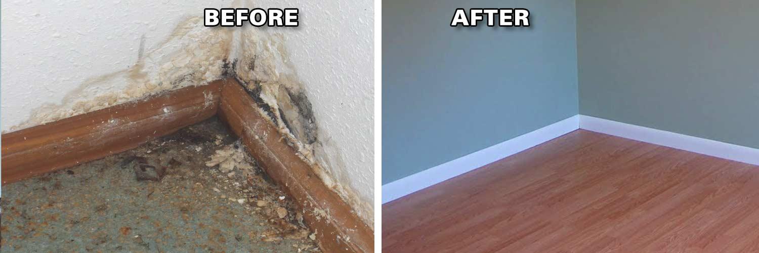 Working together with the insurance company and adjusters, Quality Builders was able to restore this homeowner's home to its original (and better) conditions.