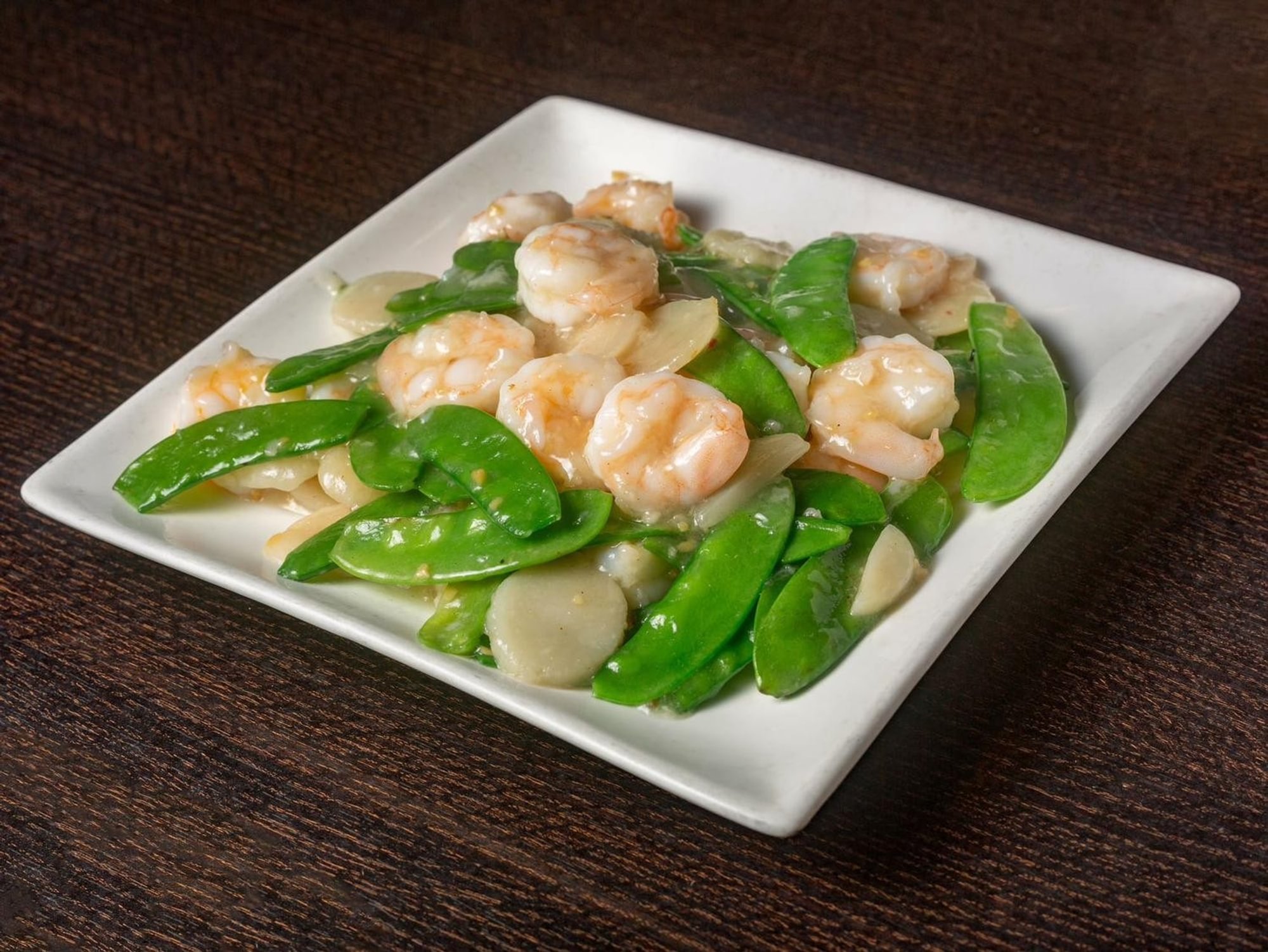 Shrimp with snow peas / 雪豆虾