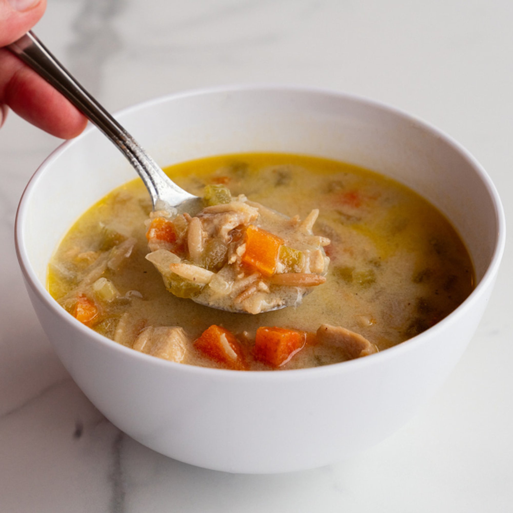 Avgolemono (Greek Lemon Chicken Soup)