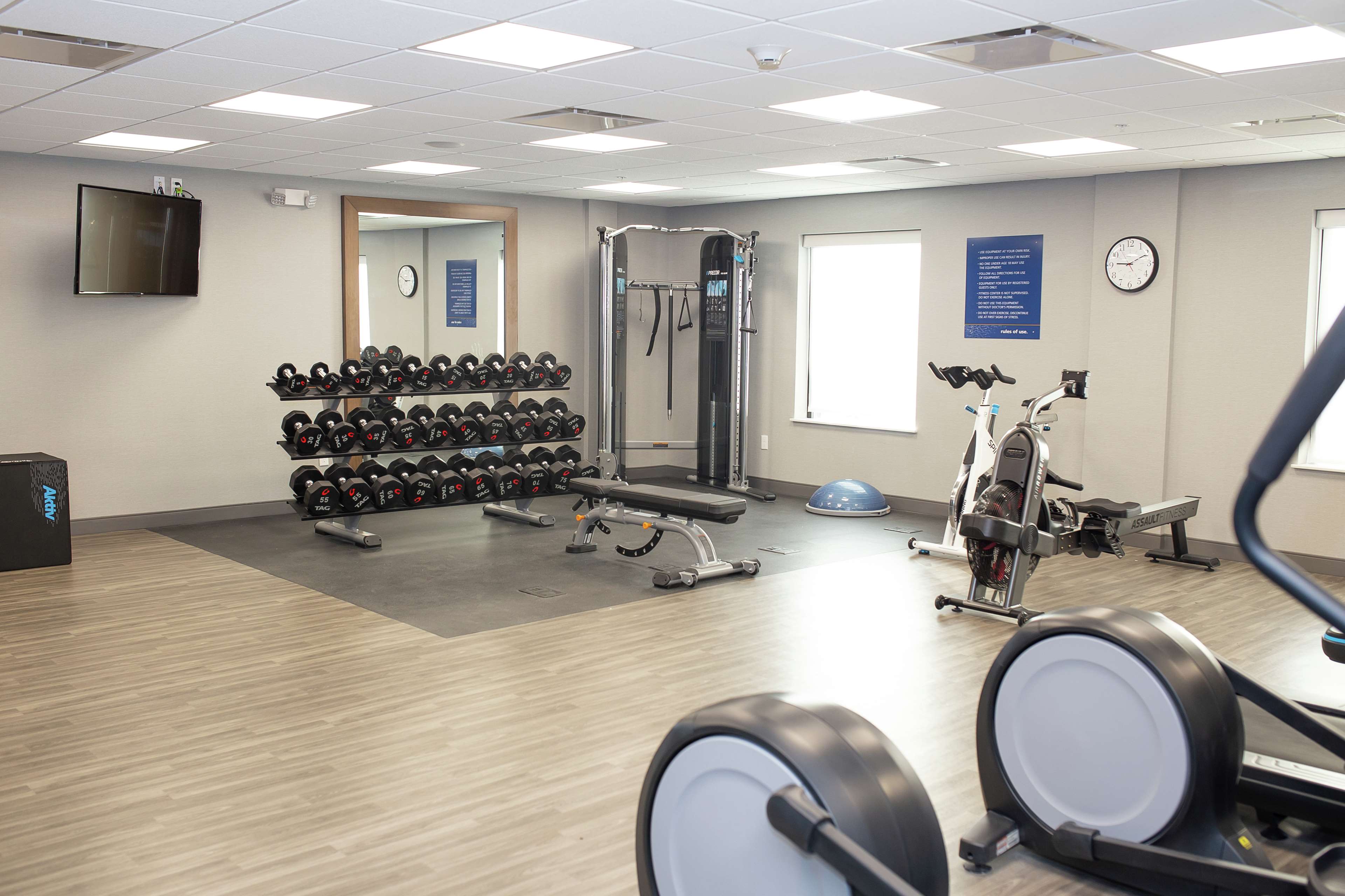 Health club  fitness center  gym