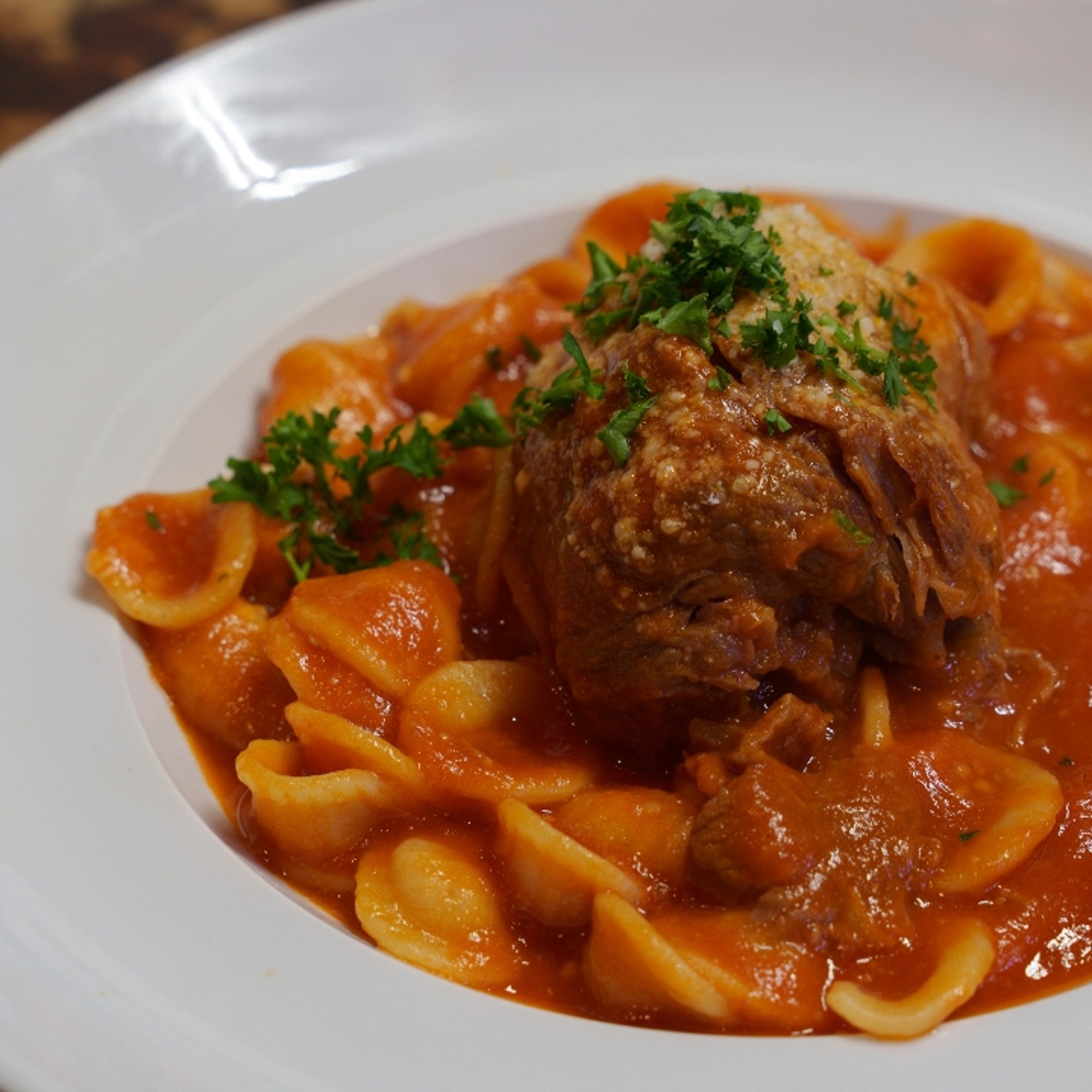 Orecchiette e Braciole