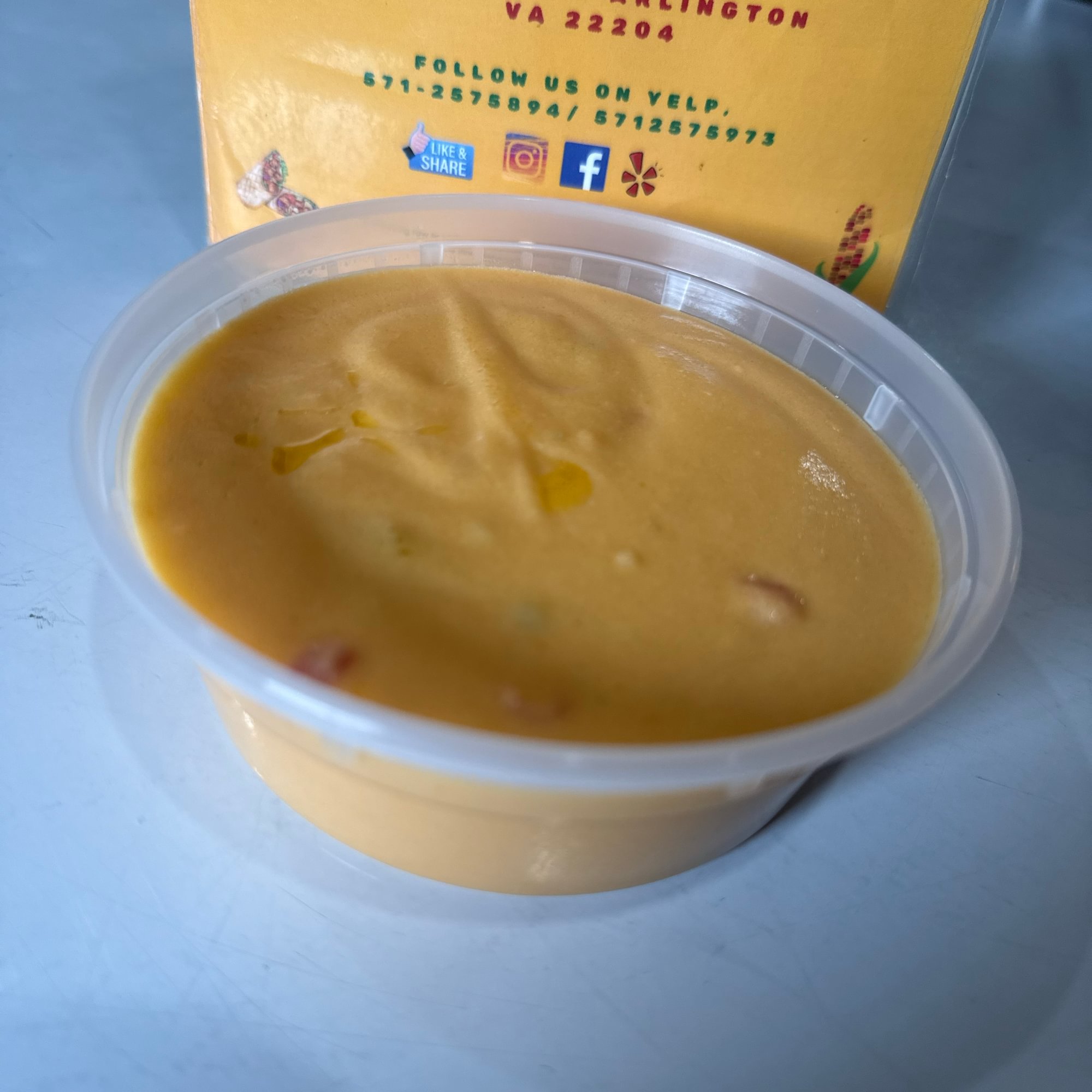 Melted Cheese Dip Yellow