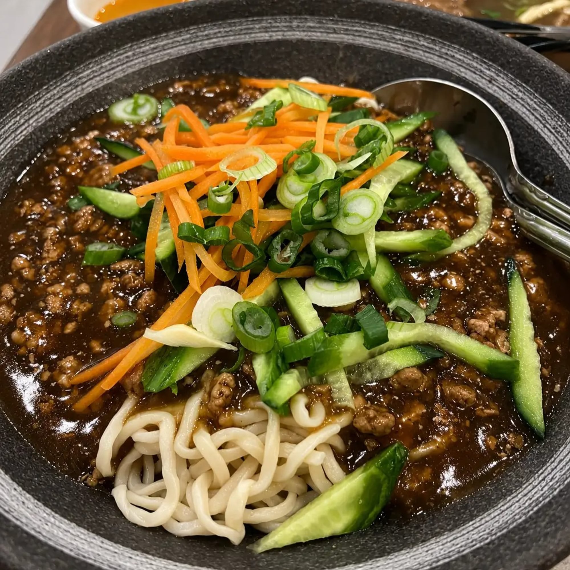 Beijing-Style Noodle In Black Bean Sauce