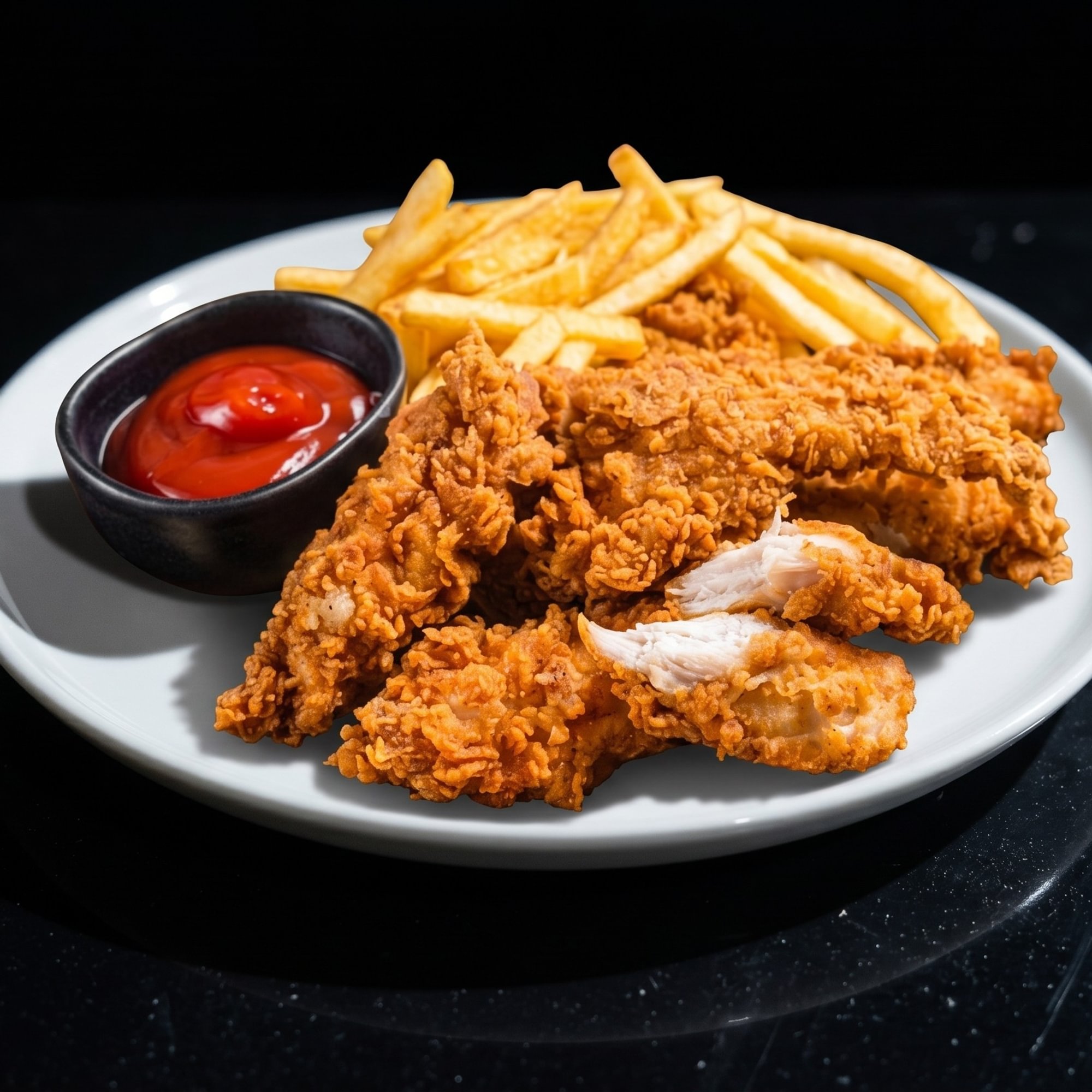 3 PC Chicken Tenders w/ Fries