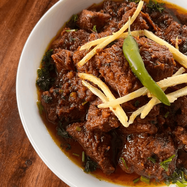 Adraki Bhuna Gosht