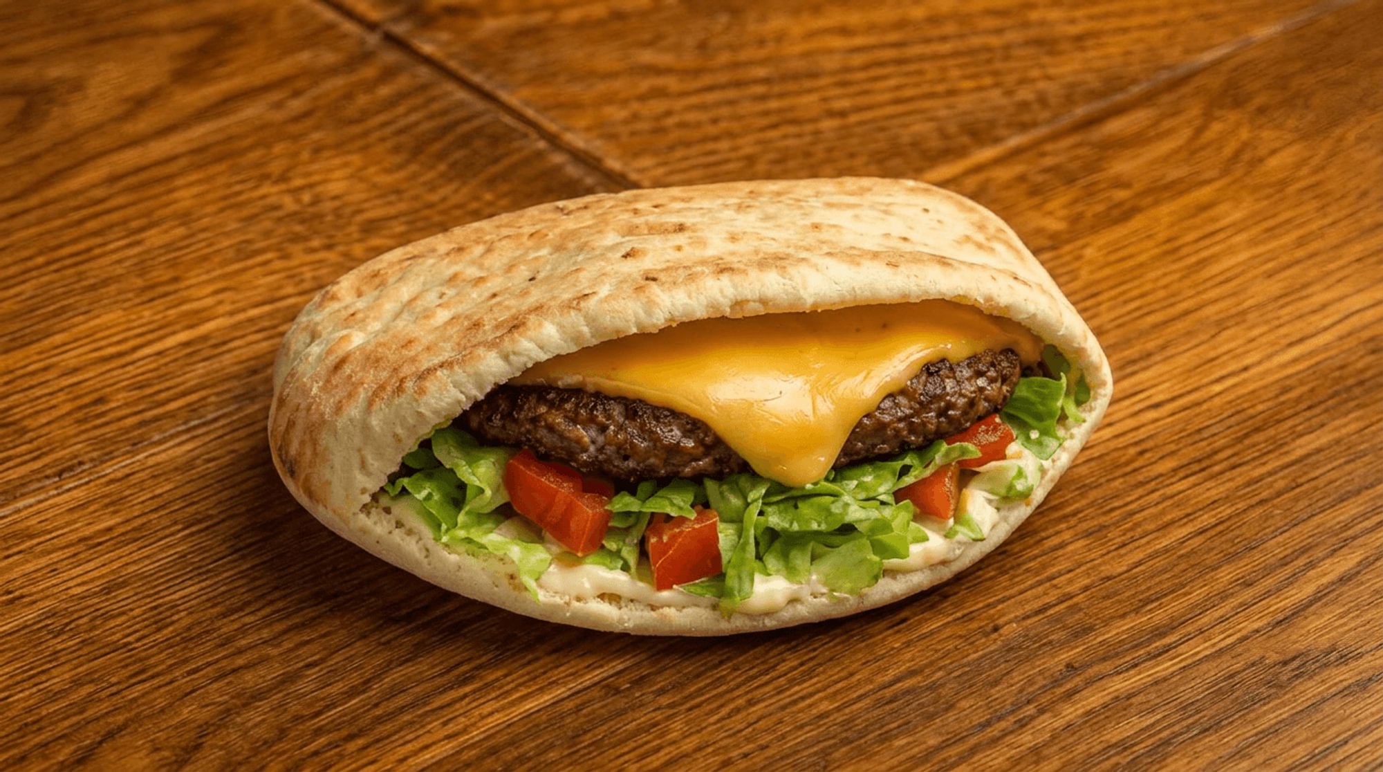 Cheeseburger Pita