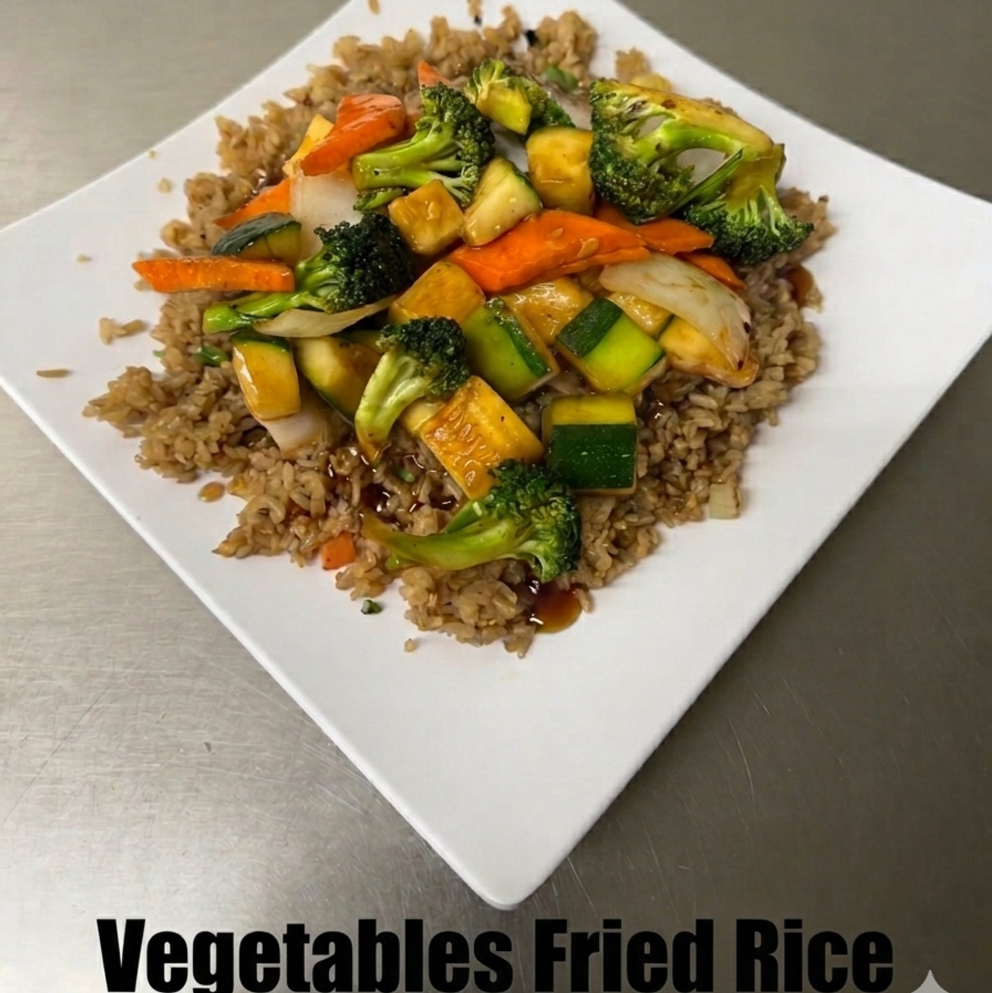 N1. Vegetable Fried Rice or Lo Mein