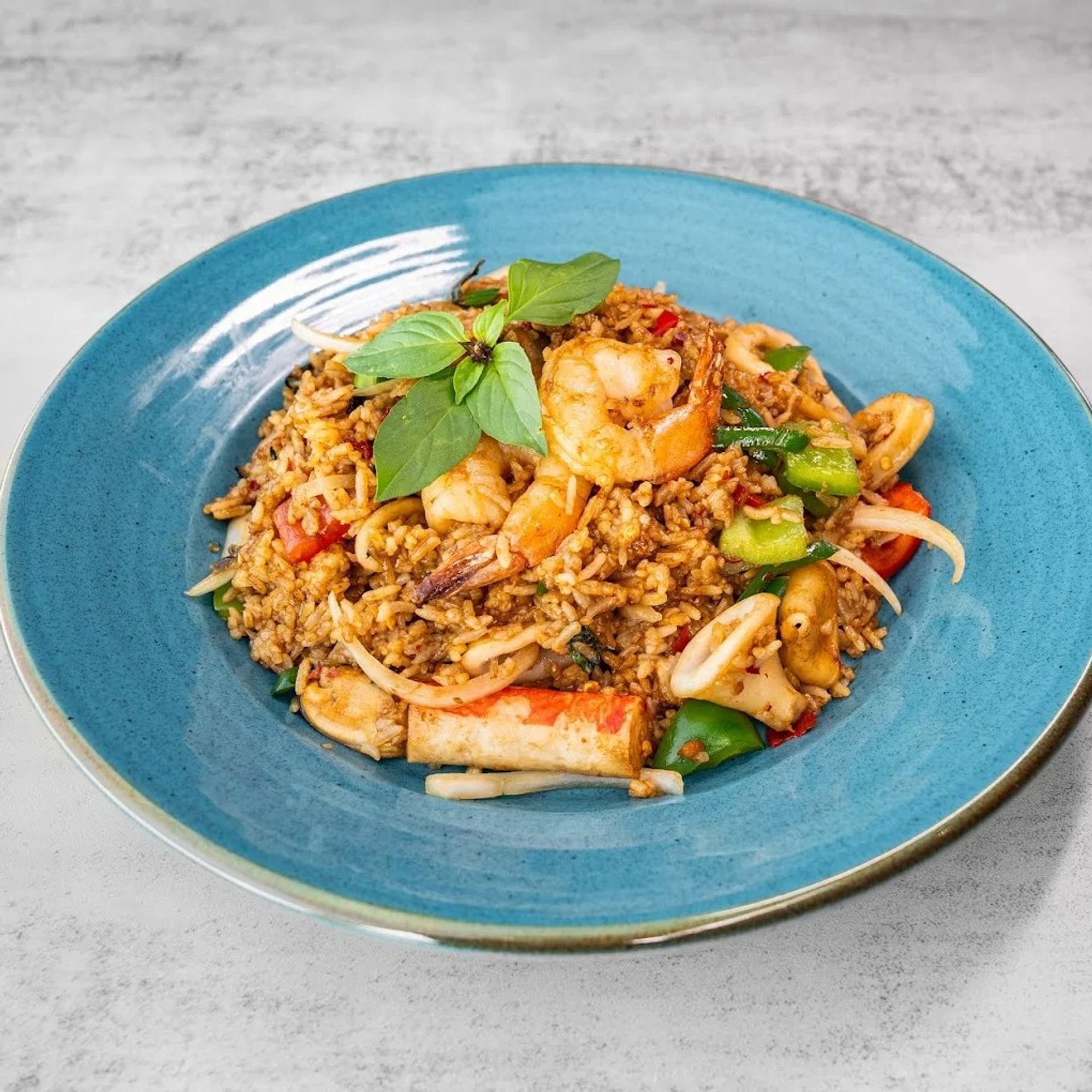 Spicy Seafood Combination Fried Rice