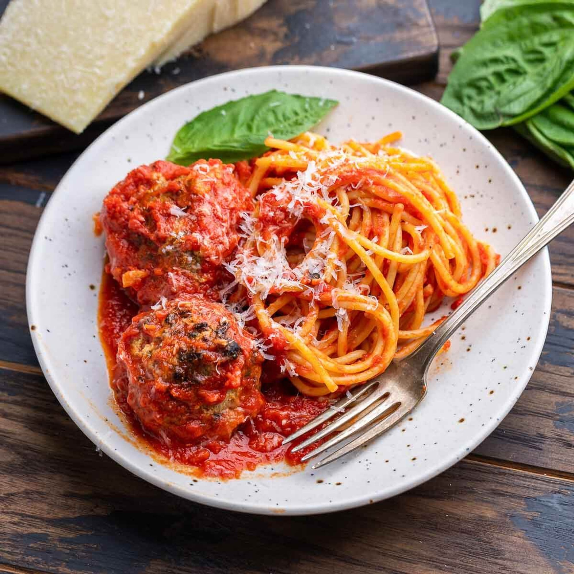 L - Spaghetti with Meatballs