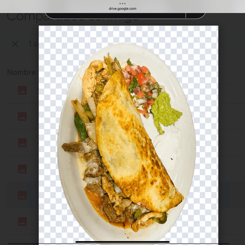 Jumbo Shrimp Quesadilla