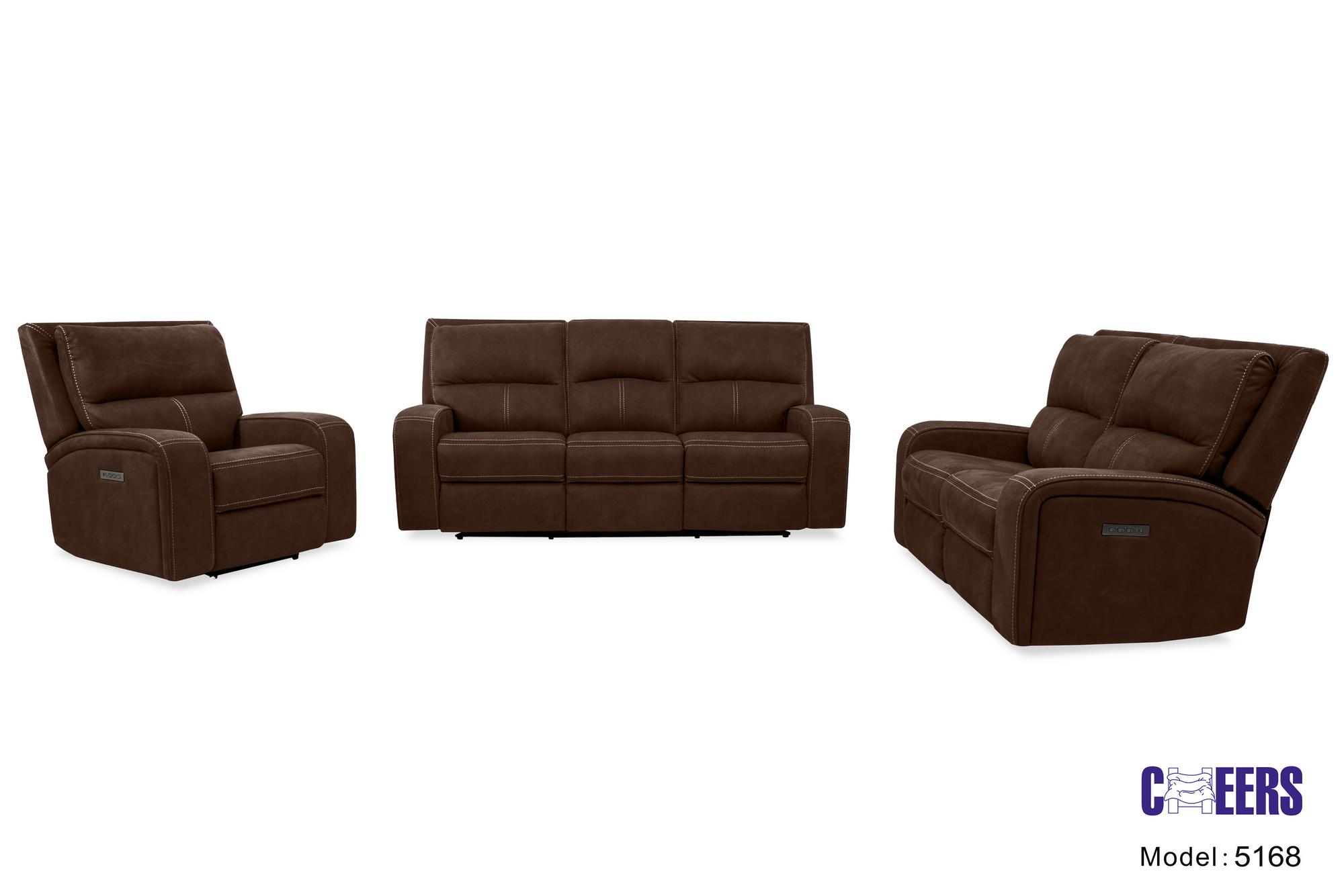 Vaquaro Sofa, Loveseat, & Recliner - Dark Brown