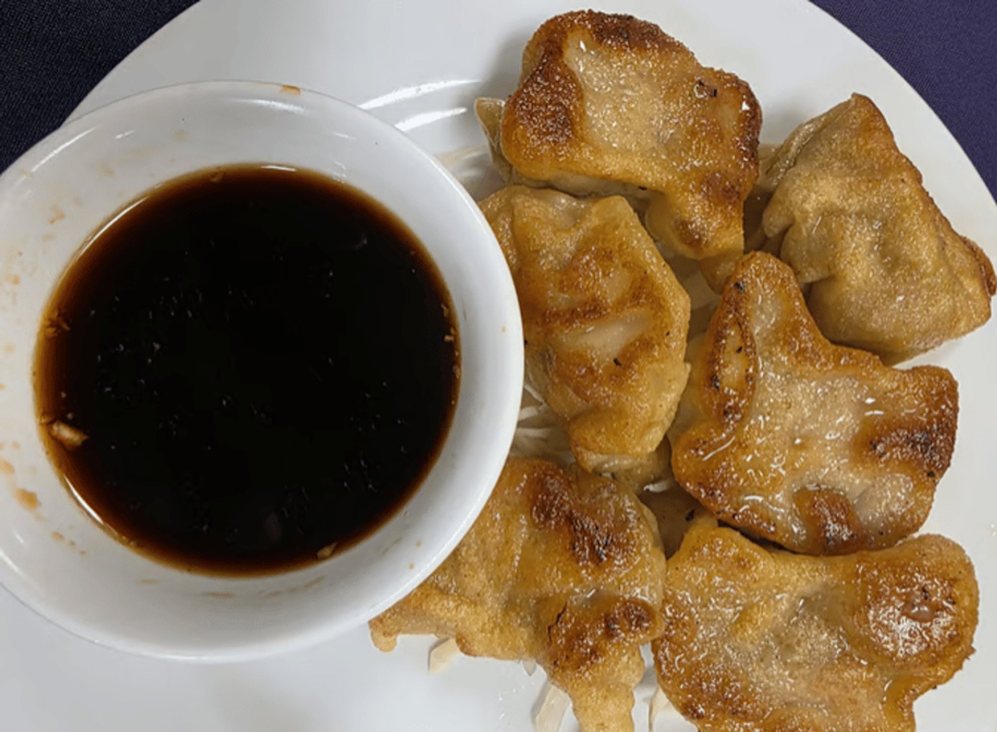 A7. Pan Fried Chicken Dumplings