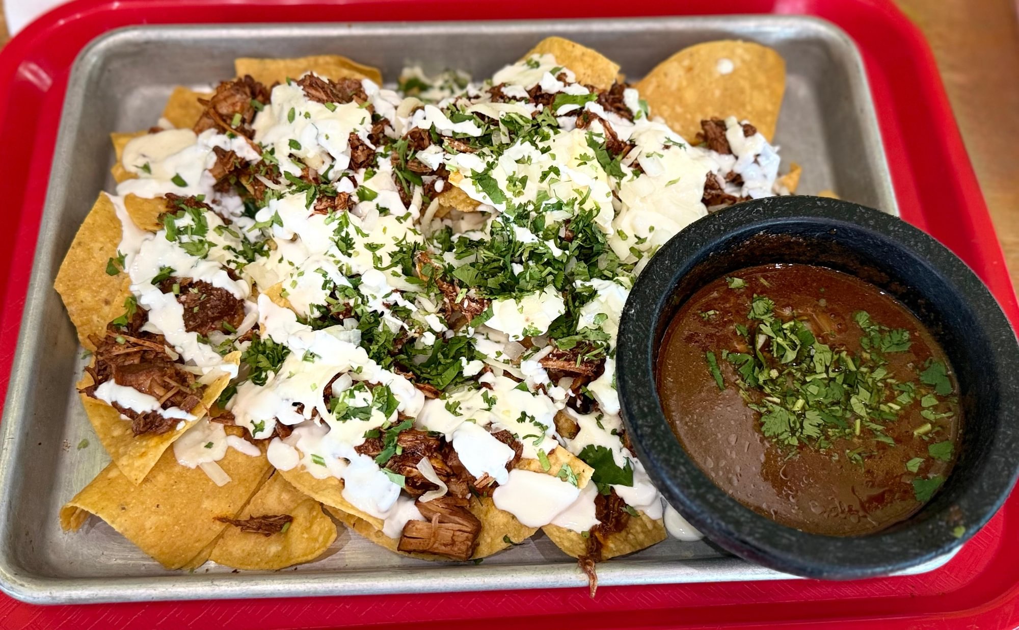 Birria nachos