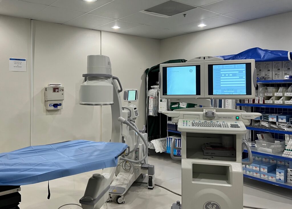 A surgery room at Laredo Dialysis Access Center