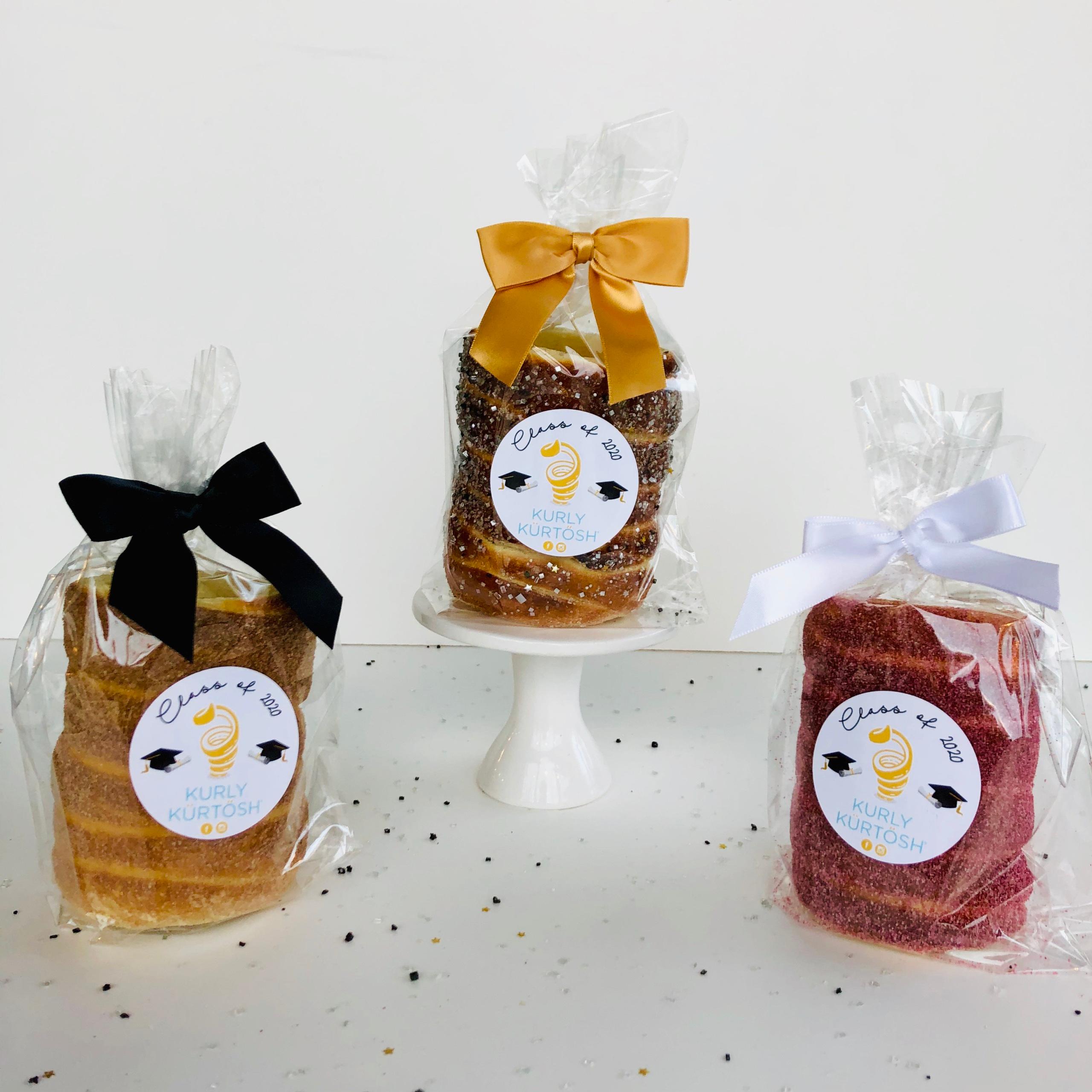 GRADUATION Gift Set: Four (4) chimney cakes