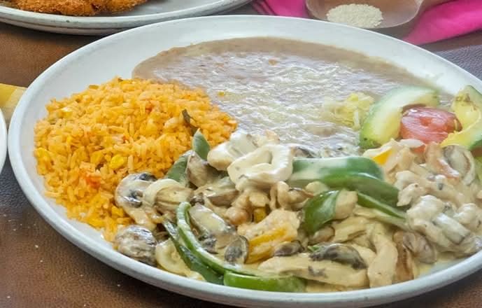 1/2 Pollo Con Crema