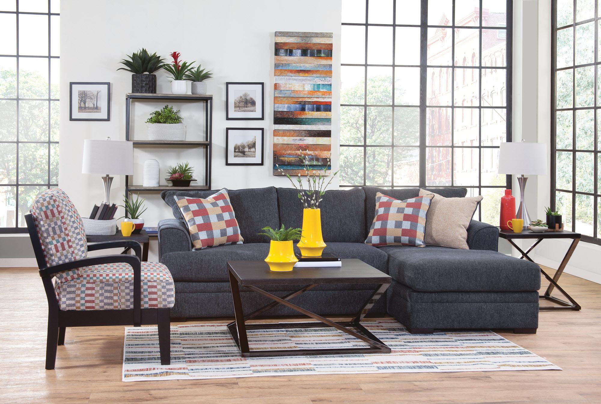 Hannah 2 - Piece Sofa Chaise with Chair