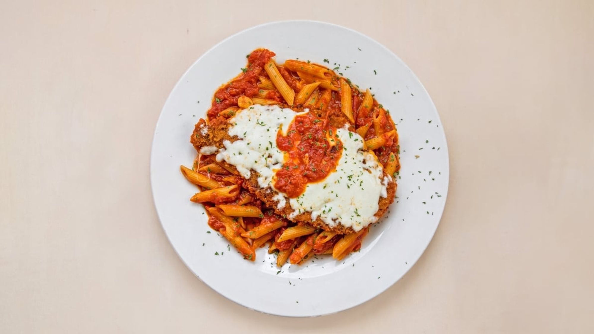 Chicken Parm with Pasta