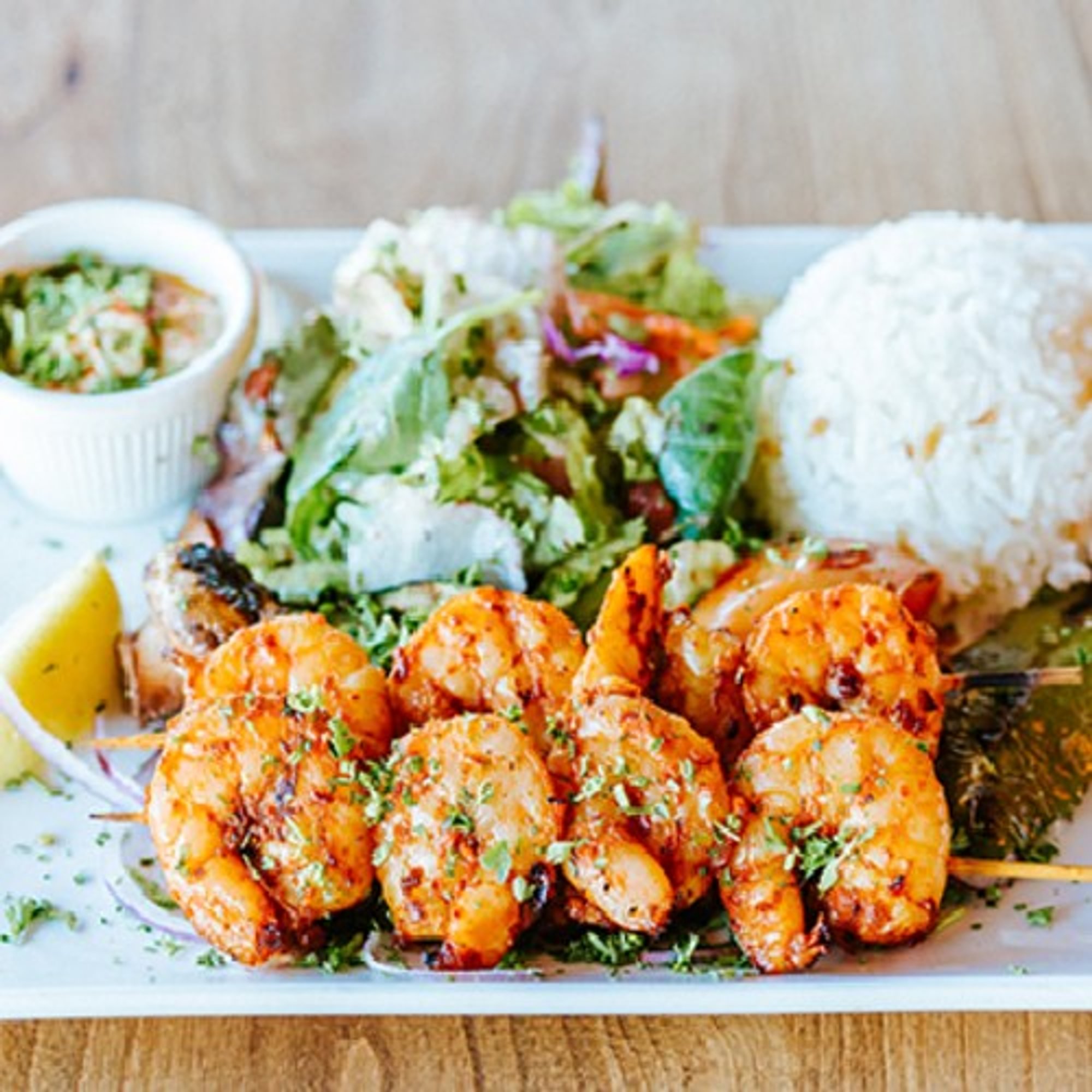 Seafood Kebab