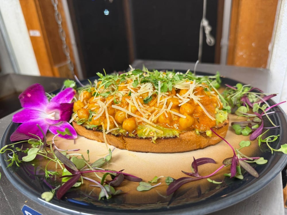 Spicy Chickpea Avocado Toast