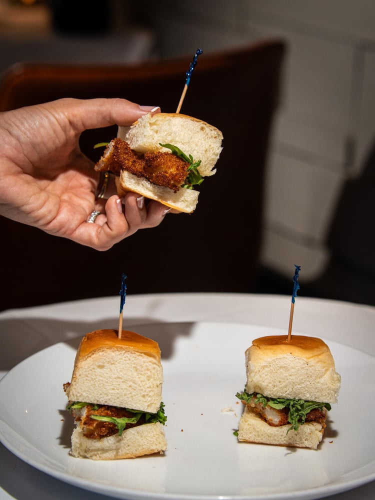 Crispy Lobster Sliders