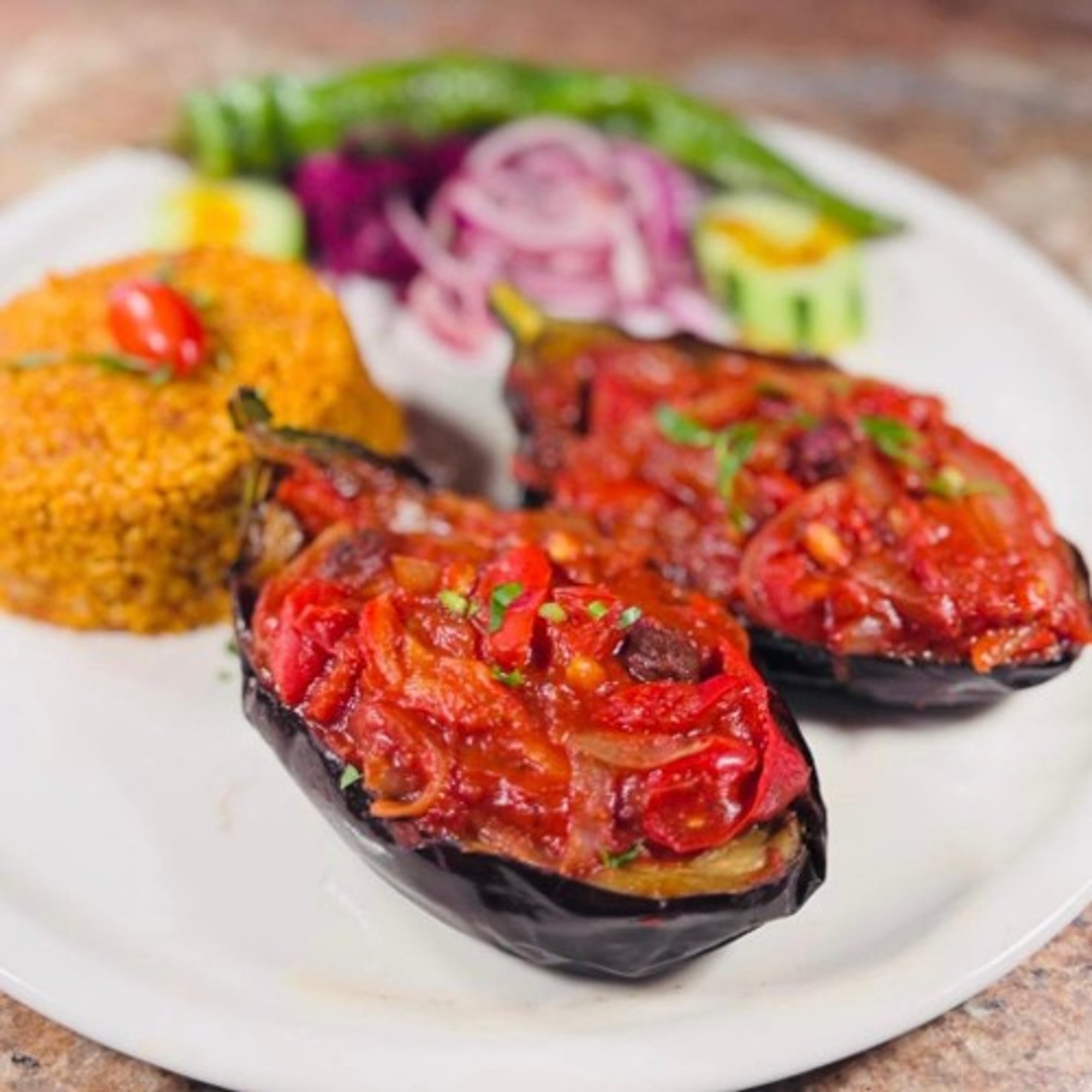 Stuffed Eggplant