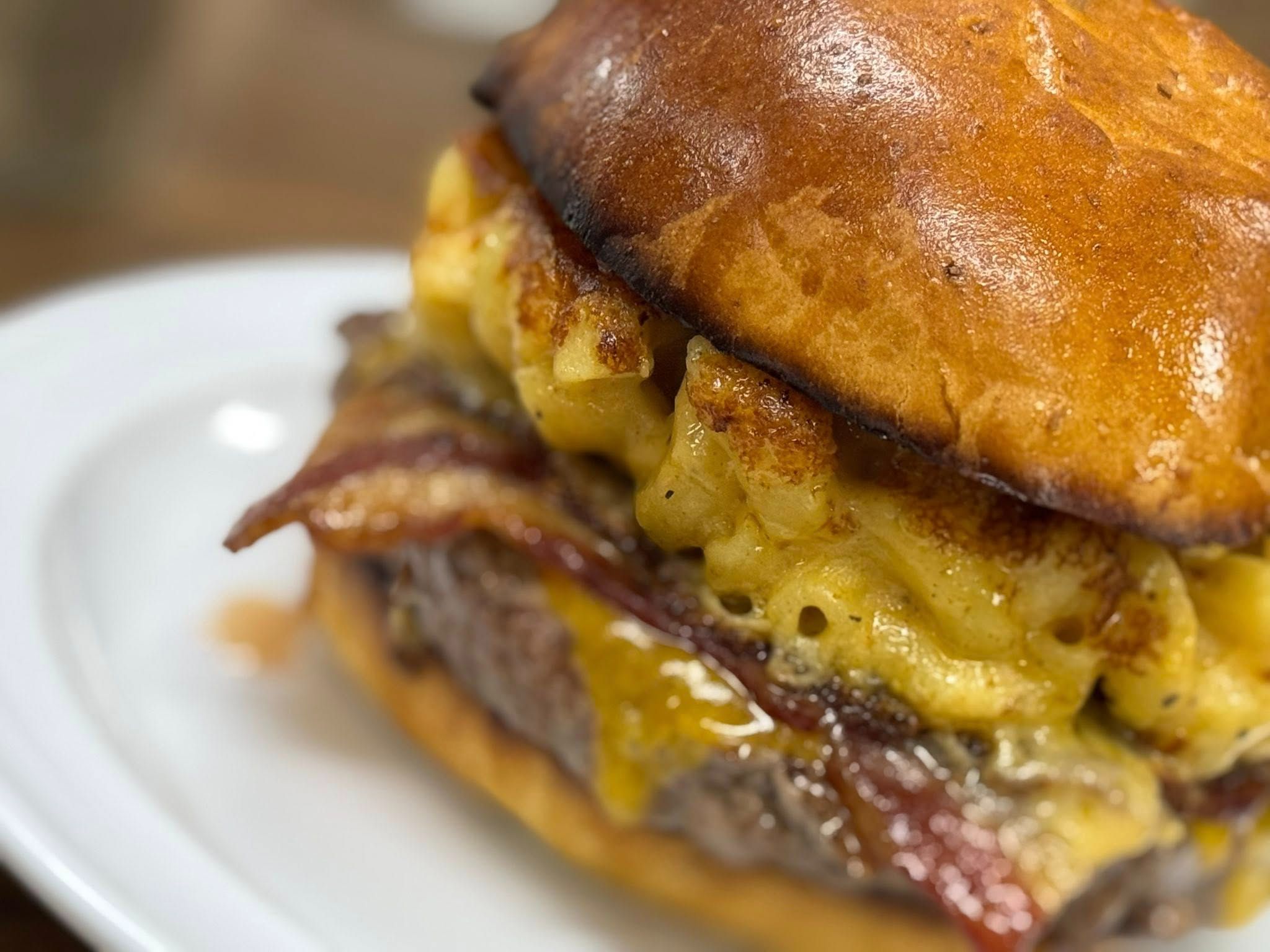 Bacon Mac'n Cheese Burger
