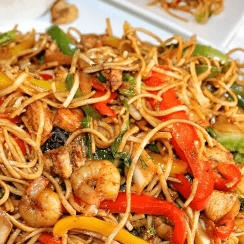 Combo Noodles (Egg, Chicken, Shrimp)