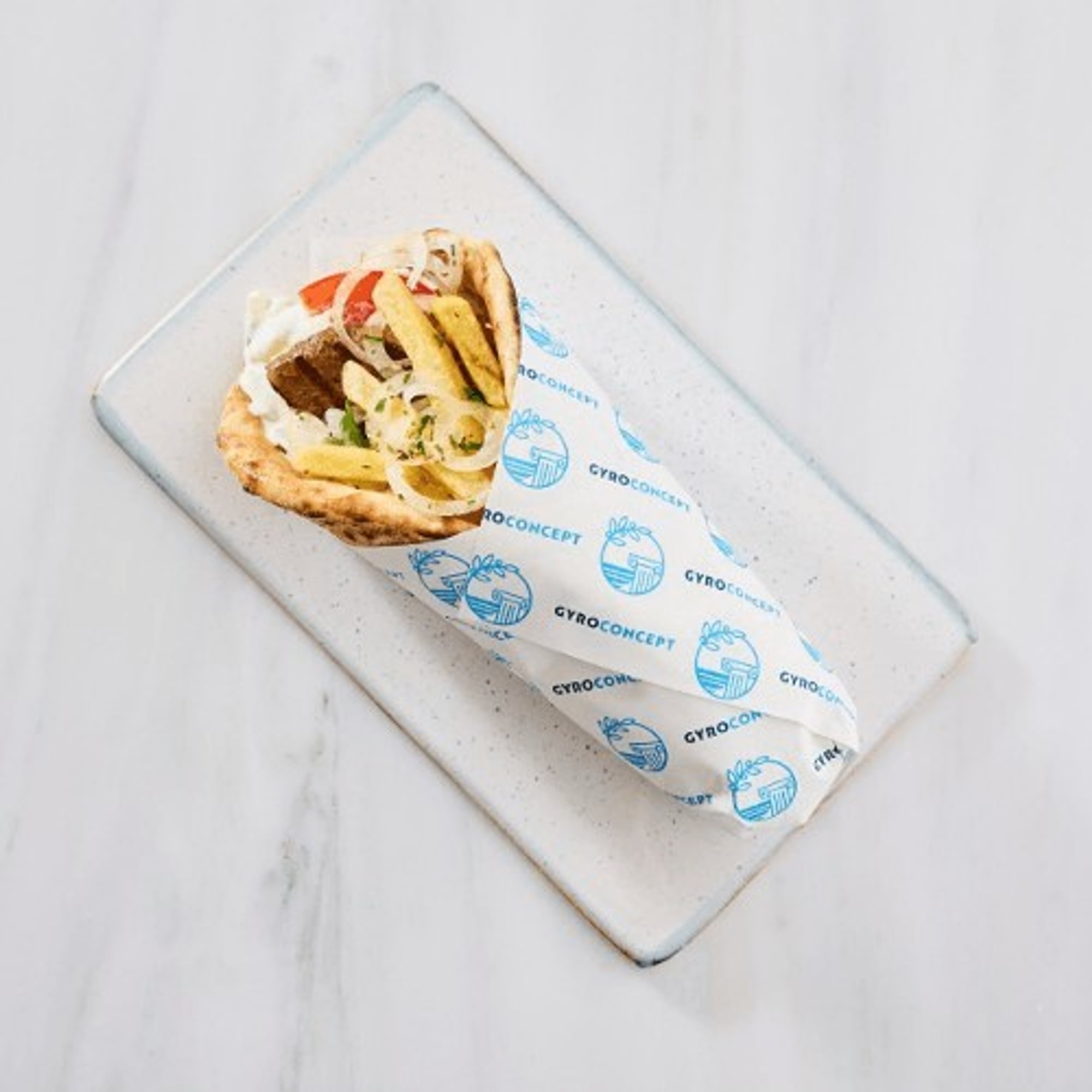 Lamb Souvlaki Wrap