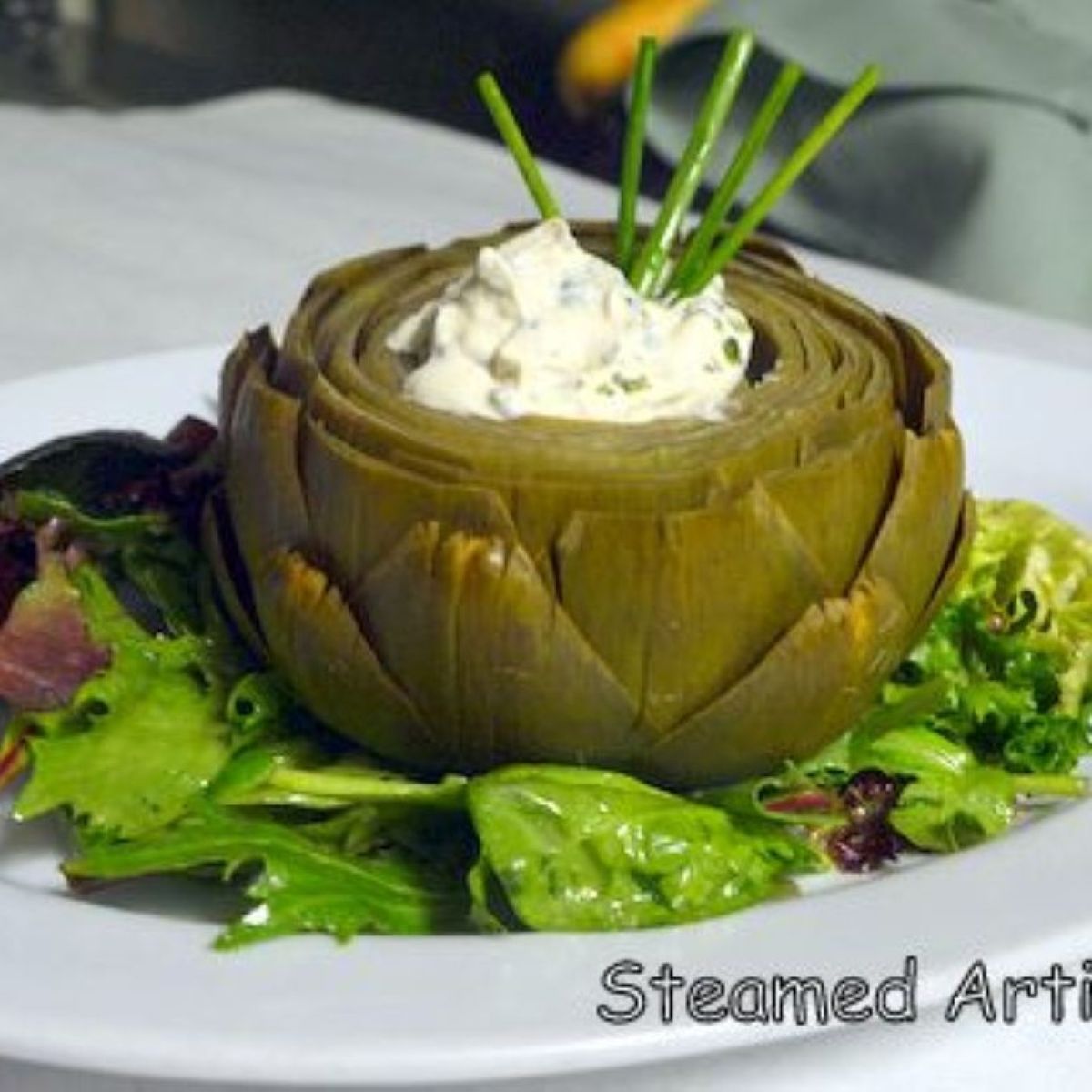 Steamed French Artichoke