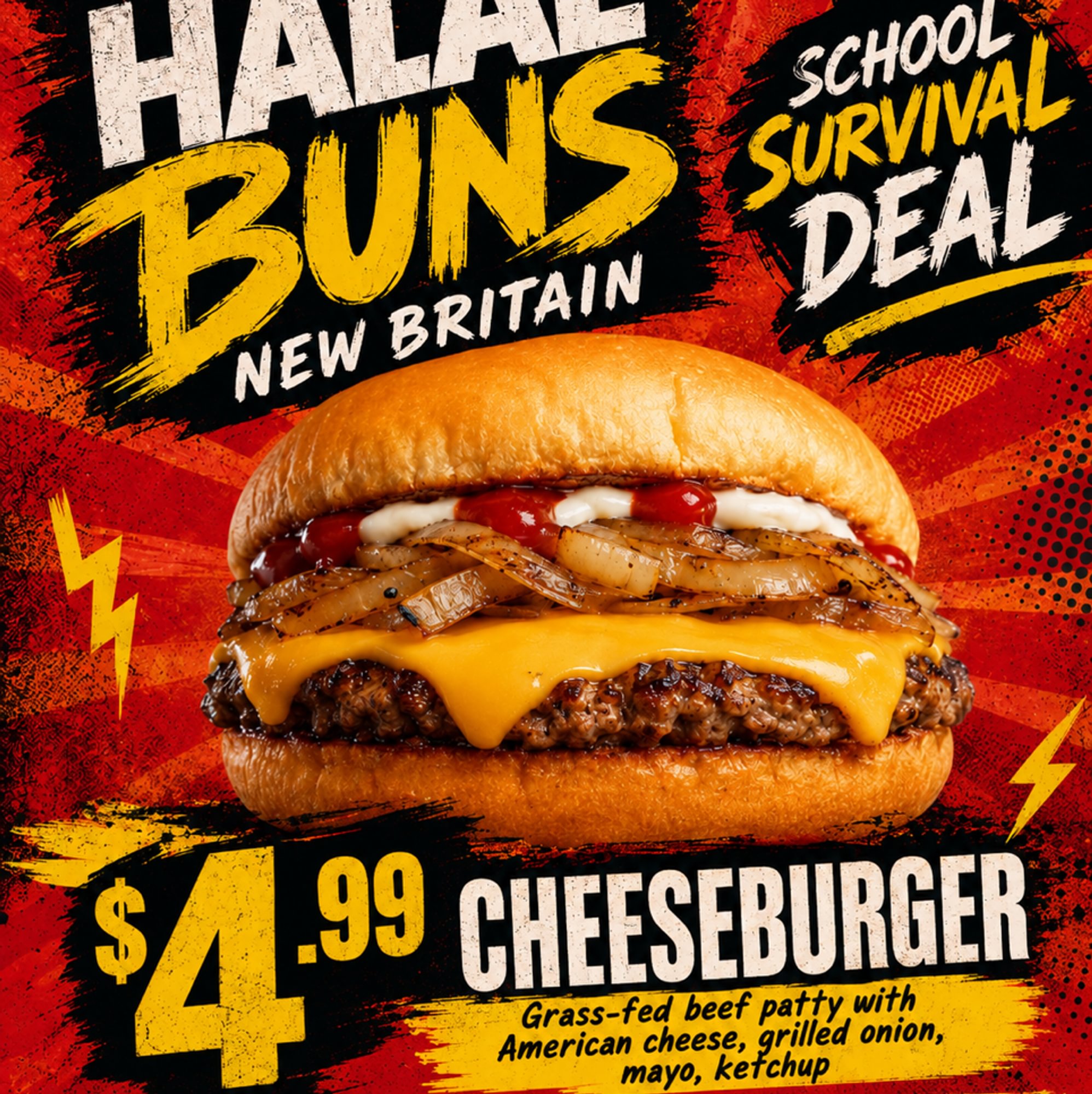 $4.99 CHEESEBURGER