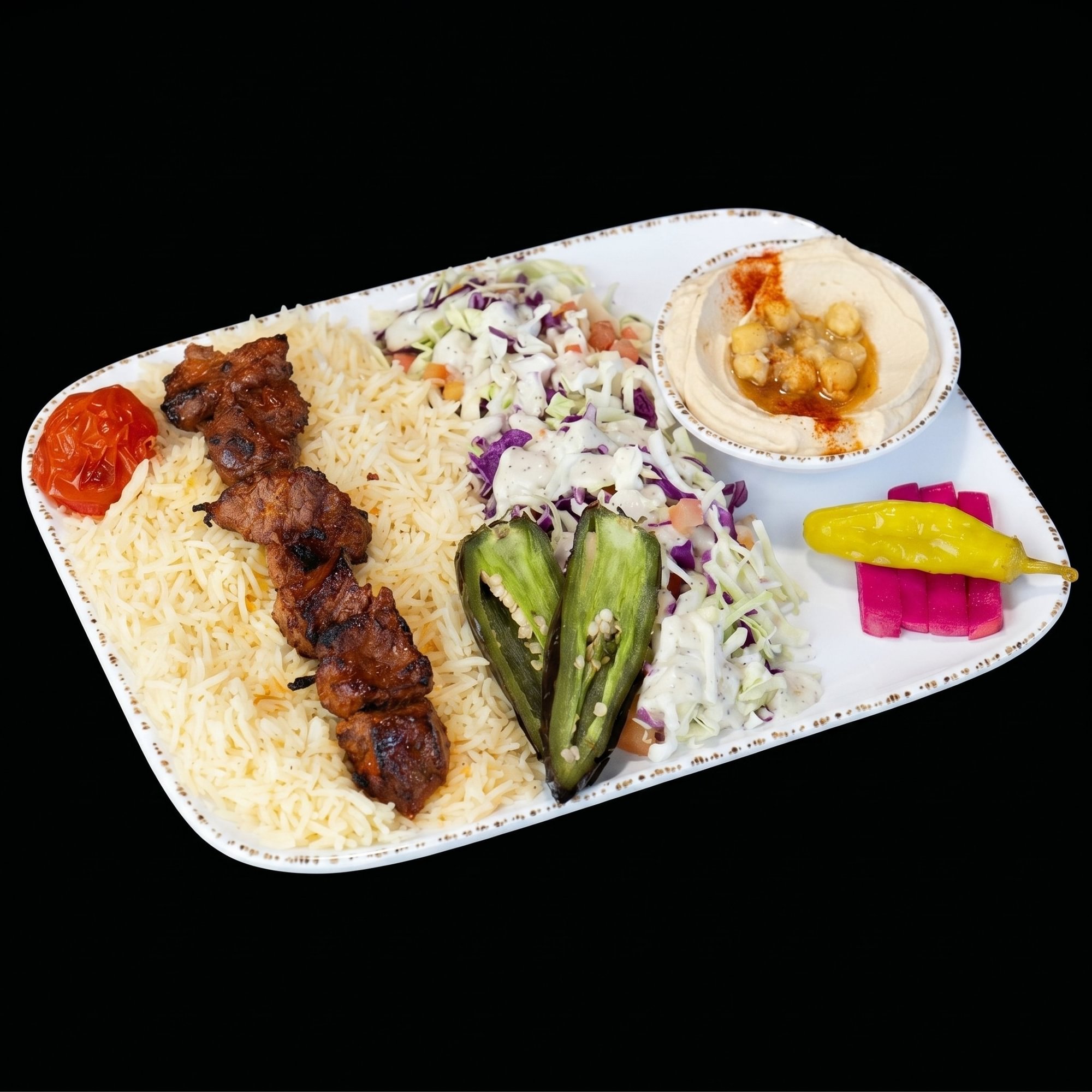 Beef Kebab Plate