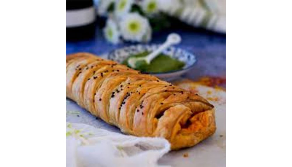 Aloo Mutter Puffs (2) - Vegan