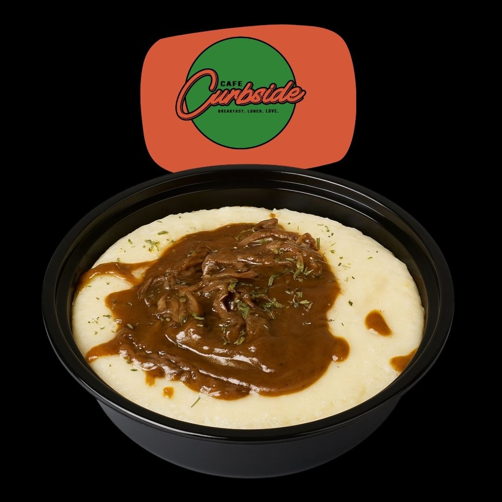 Smothered Brisket Grits