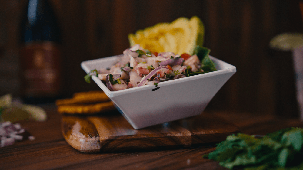 Ceviche De Pulpo y Camarones