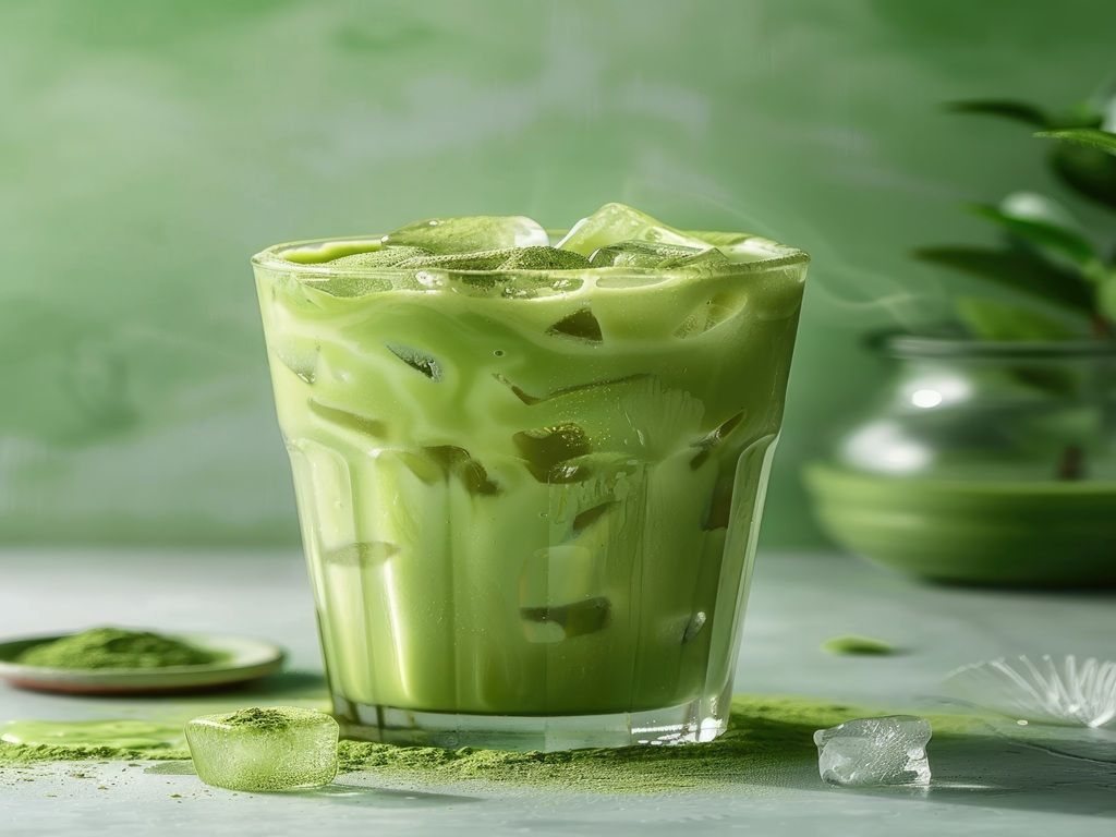 Ice Green Tea Latte