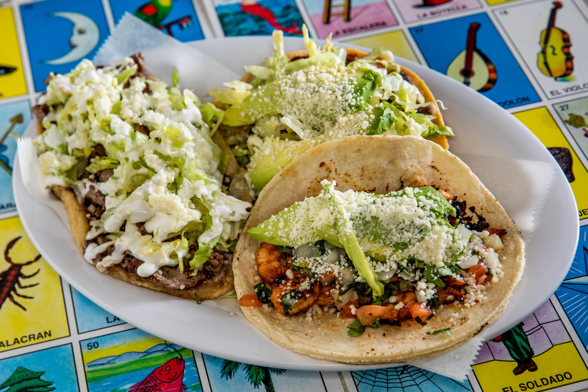 Combo #1 Taco, Tostada, & Huarache